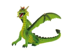 BULLYLAND Spielzeugfigur Drache sitzend grün