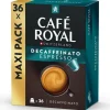 Café Royal Kaffeekapseln für Nespresso Espresso Decaffeinato 36 Stück