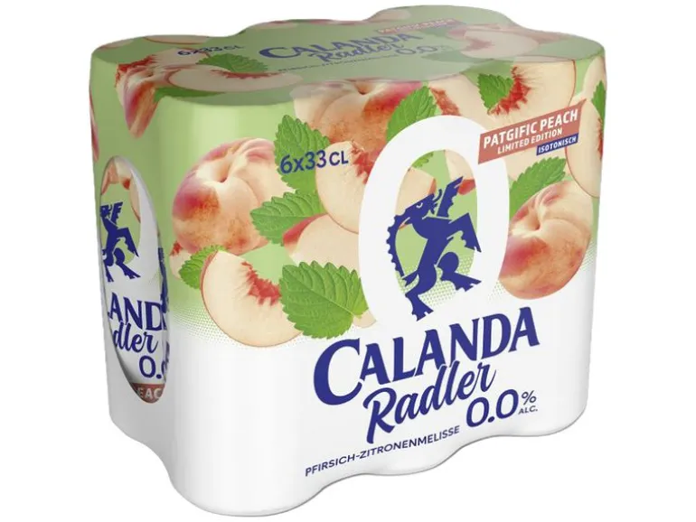Calanda Radler 0.0% Peach 6 x 0.33 l
