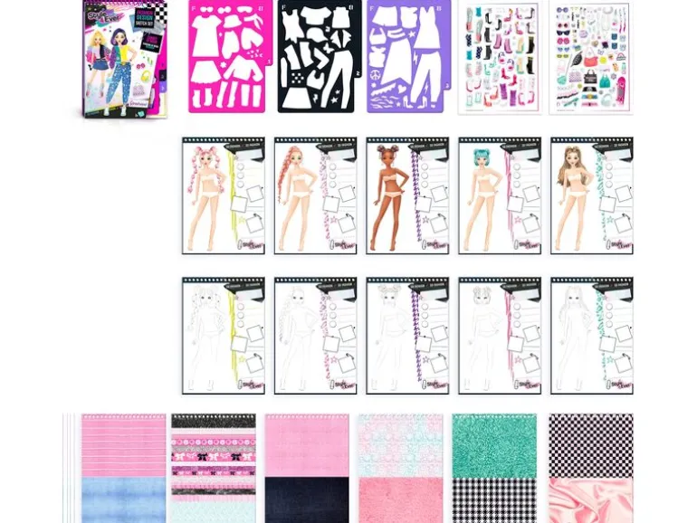 Canal Toys Bastelset Fashion Designer Mini Sketch Set