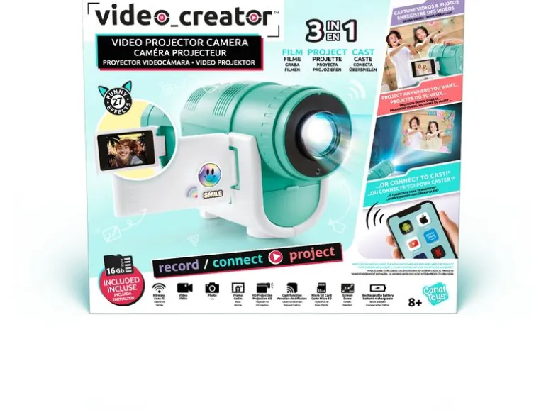 Canal Toys Camera Projector Türkis/Weiss