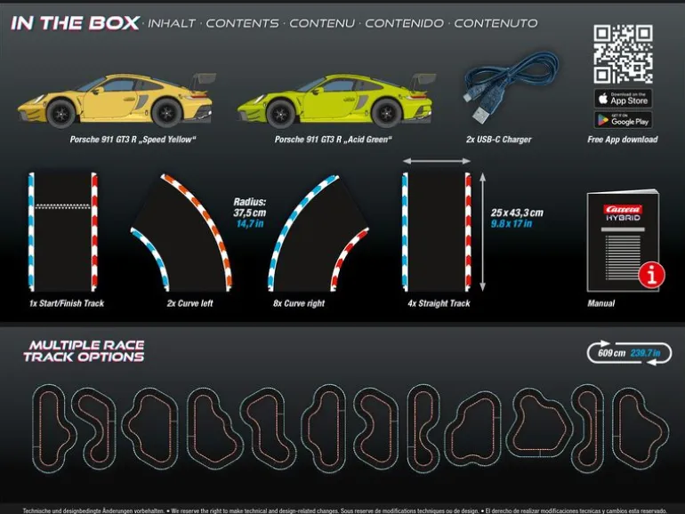 Carrera Rennbahnauto Speedway to Hell – Hybrid Set