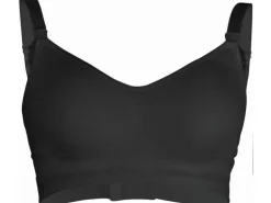 Carriwell Still-BH nahtlos Schwarz + Nude, L