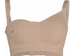 Carriwell Still-BH nahtlos Schwarz + Nude, L