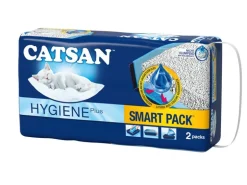 Catsan Katzenstreu Hygiene Plus Smart Pack, 2 x 4l