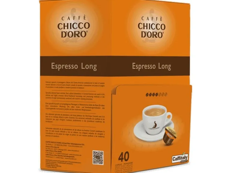 Chicco d'Oro Kaffeekapseln Caffitaly System Espresso Long 40 Stück