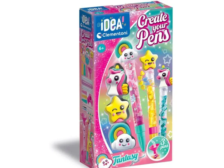 Clementoni Bastelset Deine Stift-Kreationen – Fantasy