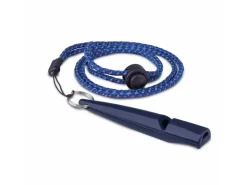Coachi Trainingspfeife Marineblau mit reflektierendem Trageband