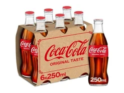 Coca Cola Soft-Drinks Original Taste 6 x 0.25 l
