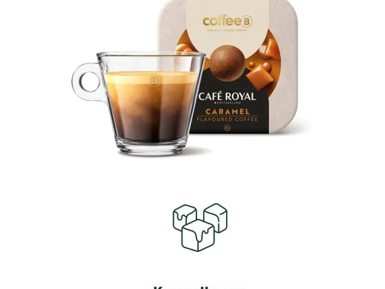 CoffeeB Kaffeekapseln Flavoured Caramel 9 Stück