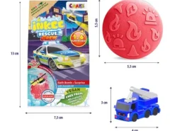 Craze Inkee Überraschungsbadekugel Blaulicht Bande 120 g