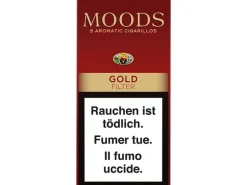 Dannemann Cigarillos Moods Gold Filter Pack à 5 Stück