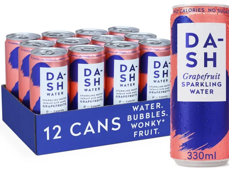 Dash Water Soft-Drinks Sparkling Grapefruit 12 x 0.33 l