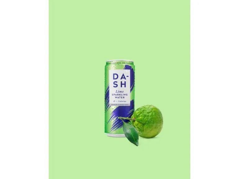 Dash Water Sparkling Lime 12 x 0.33 l