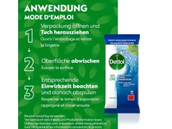 Dettol Allzweck-Reinigungstücher Ozeanfrische 60 Stück