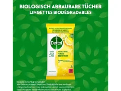 Dettol Feuchte Bodentücher Zitrone & Limette 15 Stück