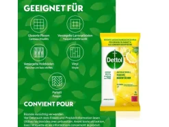 Dettol Feuchte Bodentücher Zitrone & Limette 15 Stück