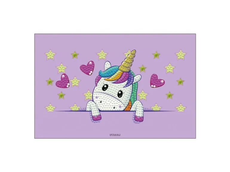 Diamond Dotz Bastelset Diamond Painting Set Einhornbaby