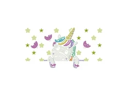 Diamond Dotz Bastelset Diamond Painting Set Einhornbaby