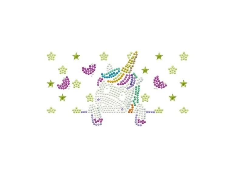 Diamond Dotz Bastelset Diamond Painting Set Einhornbaby