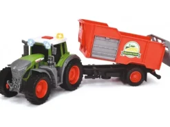Dickie Toys Landwirtschaftsfahrzeug Fendt Traktor mit Anhänger