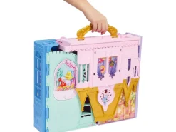 Disney Princess Rapunzel-Puppe und Schloss-Spielset Faltbar