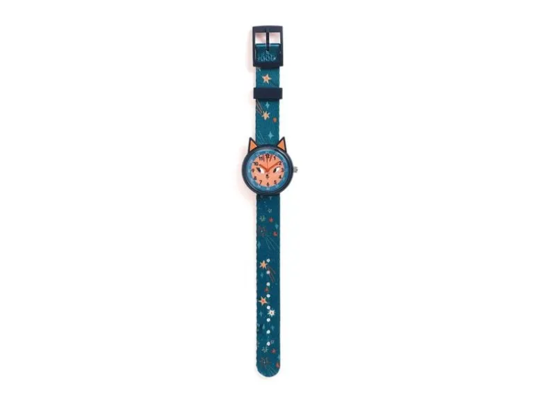 DJECO Armbanduhr Eichhörnchen Blau/Mehrfarbig