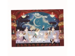 DJECO Bastelset Abziehbilder Balletttänzer Abziehbilder Ballett