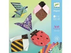 DJECO Bastelset Dans mon jardin Origami Gartentiere Papierkunst