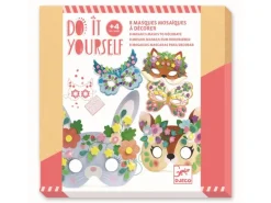 DJECO Bastelset Mosaik Masken Waldtiere