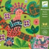 DJECO Bastelset Mosaik Vögel Metallic-Schaumstoffsteine