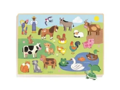 DJECO Holzpuzzle Campo