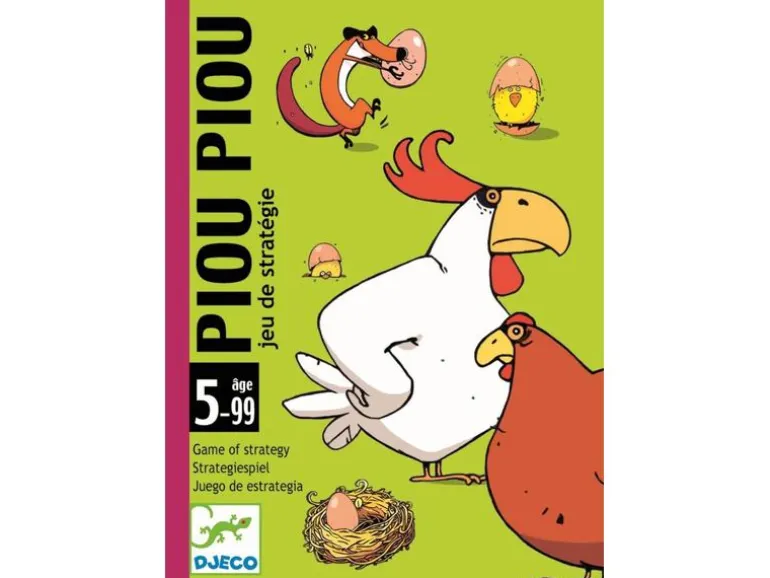 DJECO Kartenspiel Piou Piou