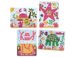 DJECO Malset Punkte und Fische Fingerfarben