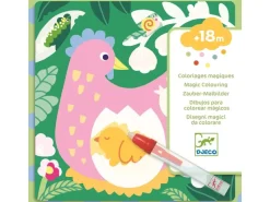 DJECO Malset Zauber-Malbilder Tierbabys im Garten