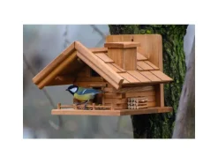 dobar green label Futterspender St. Moritz, 33 x 24.5 x 21 cm, Holz