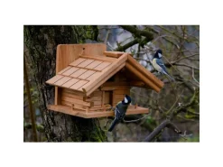 dobar green label Futterspender St. Moritz, 33 x 24.5 x 21 cm, Holz