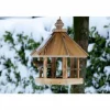 dobar green label Futterspender Caliente zum Aufhängen, 29 x 29 x 34 cm, Holz