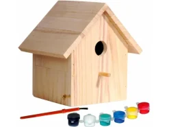 dobar Nistkasten Bastelset, 17.5 x 15.5 x 20.5 cm, Holz