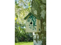 dobar Nistkasten Camouflage Birke, 17.5 x 17 x 33 cm, Holz