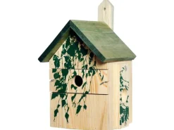dobar Nistkasten Camouflage Birke, 17.5 x 17 x 33 cm, Holz