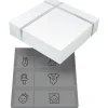 Dooky 3D-Abdruckset Deluxe / Erinnerungsbox Silber