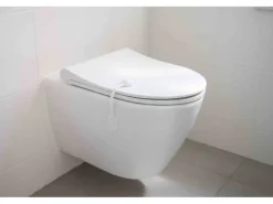 Dooky Toilettendeckel-Kindersicherung 24 x 4 x 2 cm, Weiss