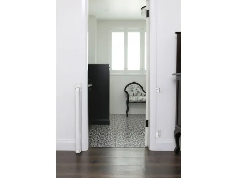 DREAMBABY Türschutzgitter Glide n Hide 60 cm - 140 cm Weiss