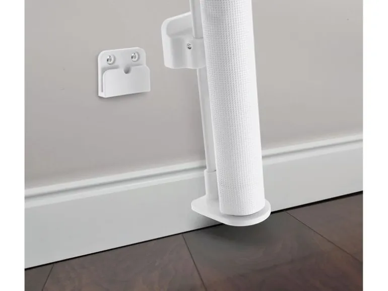 DREAMBABY Türschutzgitter Glide n Hide 60 cm - 140 cm Weiss