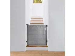 DREAMBABY Türschutzgitter Glide n Hide 60 cm - 140 cm Grau