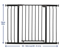 DREAMBABY Türschutzgitter Liberty Xtra wide 99 - 105.5 cm