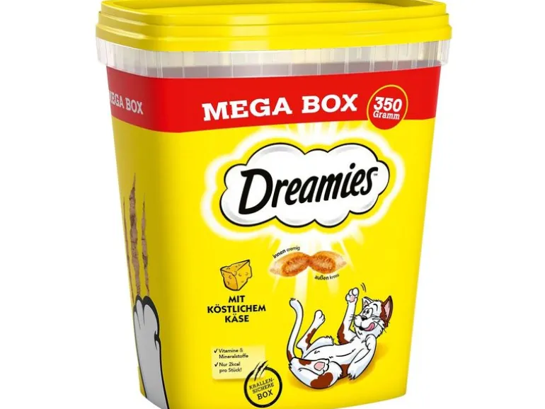 Dreamies Katzen-Snack Tub Käse 350 g