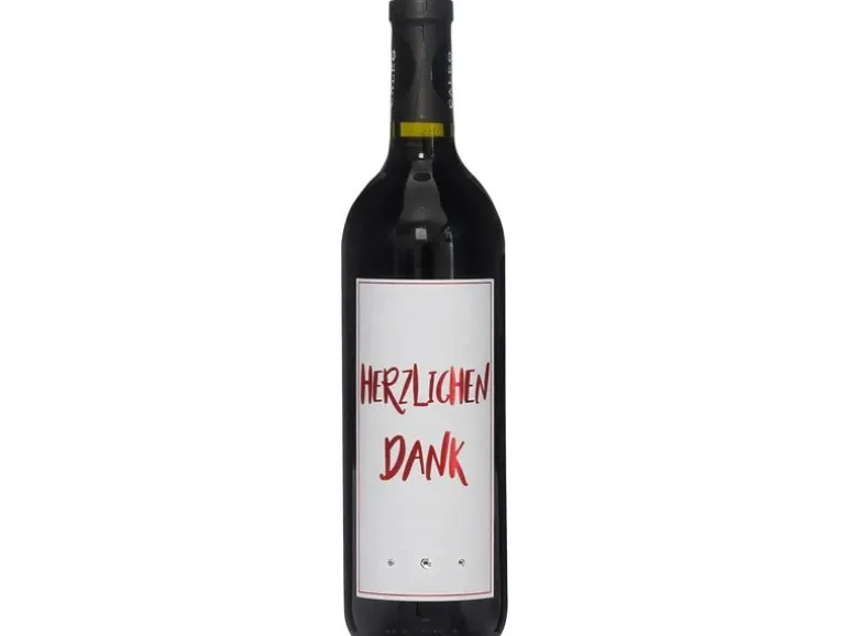 Dreams and Fantasy Geschenkidee Rotwein Herzlichen Dank Rot, 750 ml