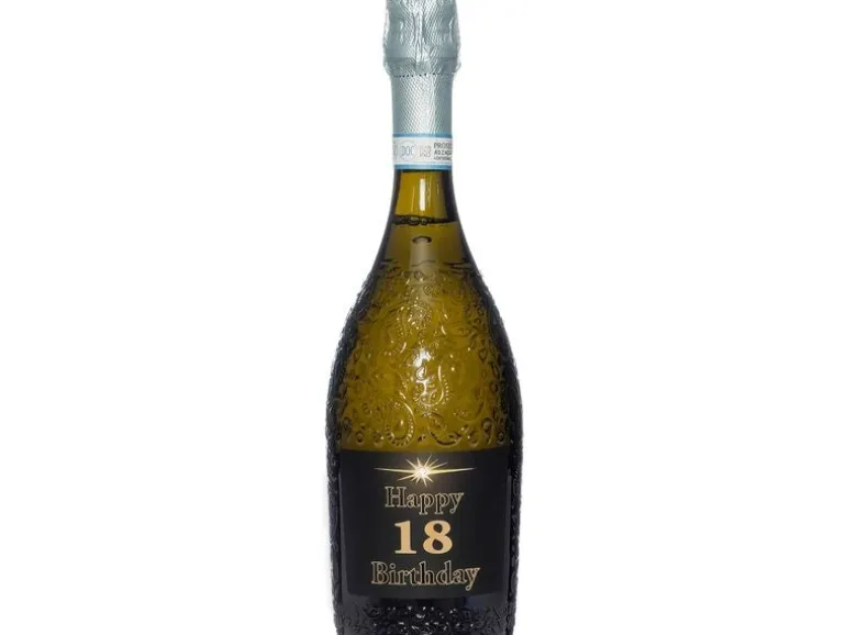 Dreams and Fantasy Geschenkidee Prosecco dark Happy Birthday 18 750 ml